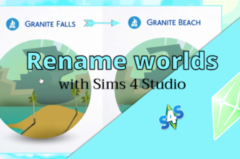 Tutorial: Rename worlds in the sims 4!