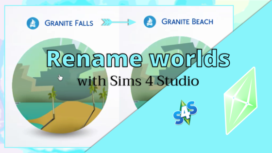 Tutorial: Rename worlds in the sims 4!